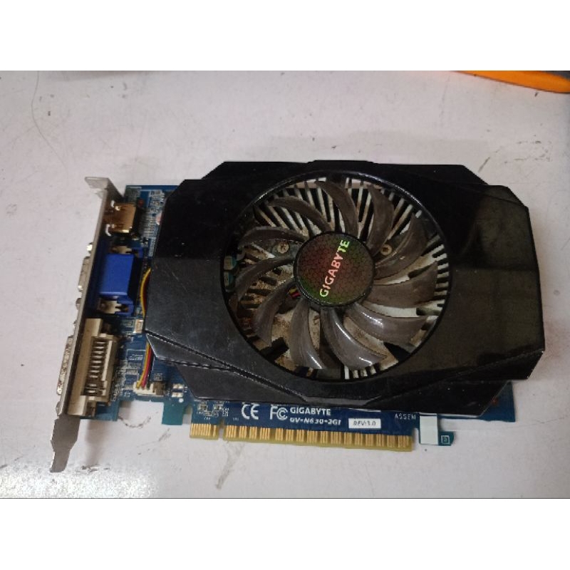 การ์ดจอ gigabyte GT 630 2 GB มือสองสภาพใช้งานได้ปกติ