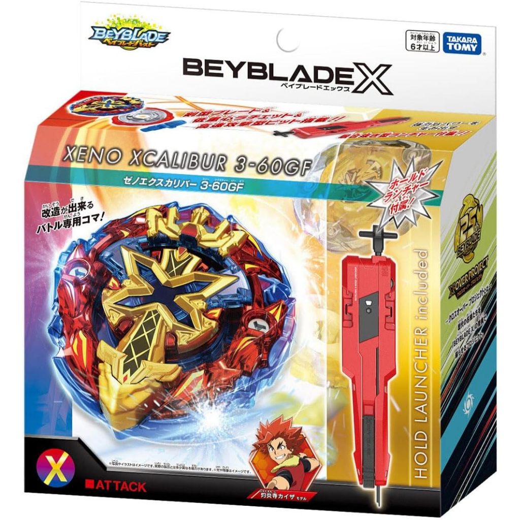 [พร้อมส่ง] BX-00 BEYBLADE X BX-00 Starter Xeno Excalibur 3-60GF ของแท้