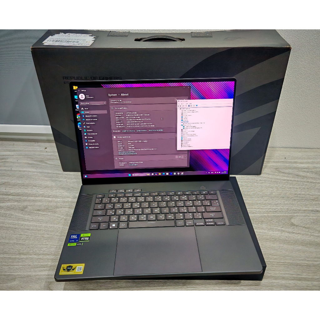 ASUS ROG ZEPHYRUS G16 GU605MV-QR198WS (ECLIPSE GRAY) **สินค้ามือ2 สภาพดี