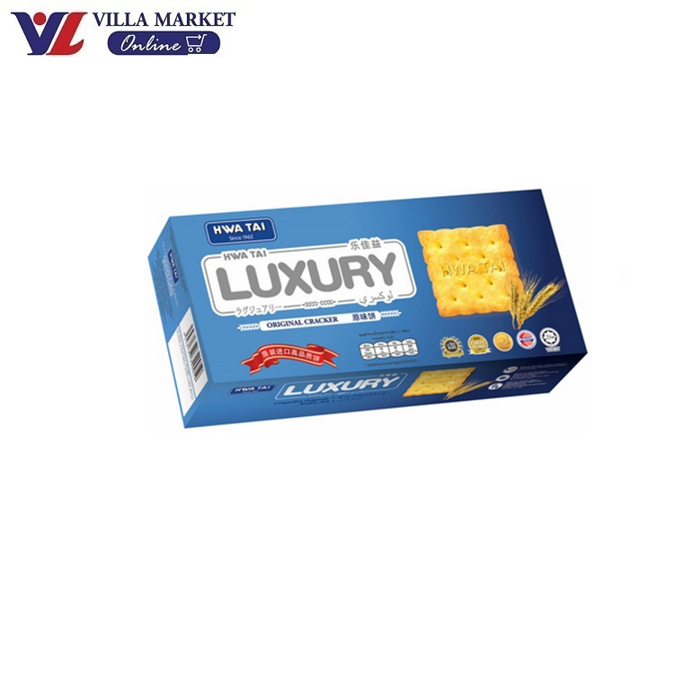 (1แถม1 ถึง 20พฤศจิกายน) Hwa Tai Luxury Original Crackers 200g | Villa Market