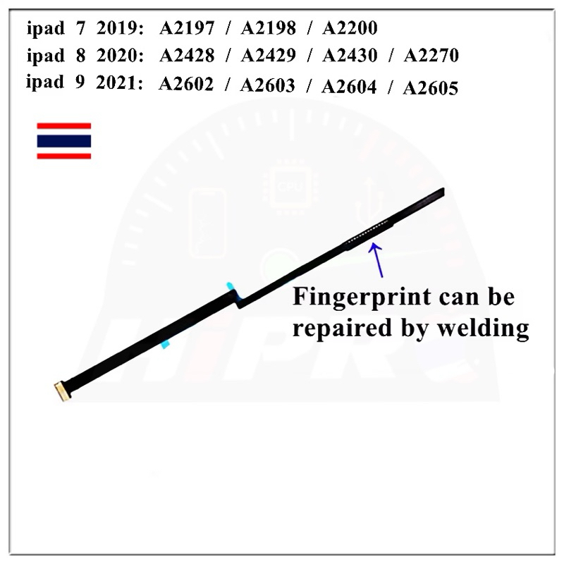 แพรปุ่มโฮม แพรเปล่า สายแพรปุ่ม Home gen 7 8 9 a2602 a2604 a2270 a2428 a2197 a2200 อะไหล่ซ่อมมือถือ