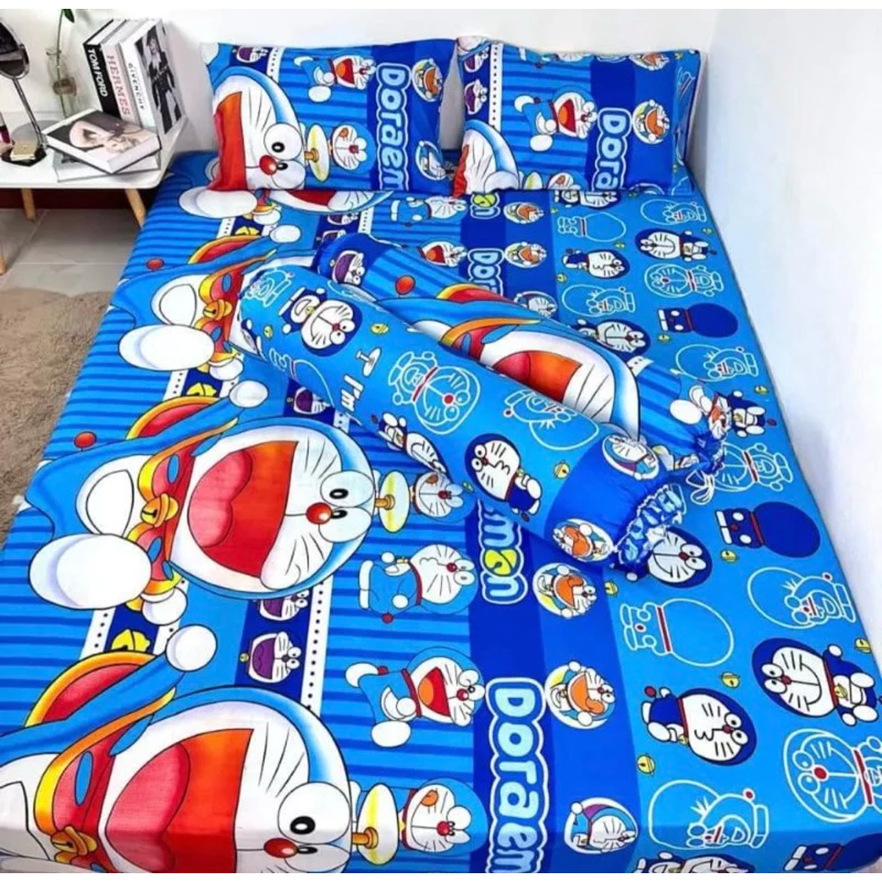ผ้าปูที่นอนลายโดเรม่อน ผ้าคอตตอน100% ✓พร้อมส่ง thumbnail 4