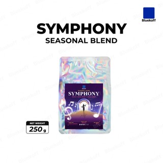 Bluekoff เมล็ดกาแฟเบลนด์ Symphony (ซิมโฟนี) Arabica 100% (1ถ…