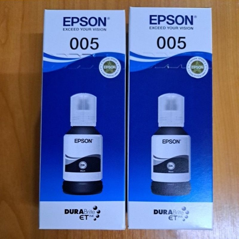 หมึกเติมEPSON 005 BK หมึกกันน้ำ หมึกแท้ 100%