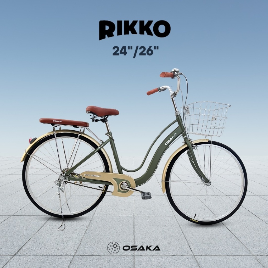 จักรยานแม่บ้านสไตล์ญี่ปุ่น 24และ 26นิ้ว OSAKA Rikko