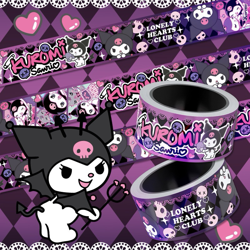 🖤New💜 เทปสติ้กเกอร์Kuromiเล่นแสงวิ้บวั้บ✨