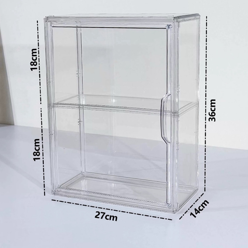 กล่องกันฝุ่นแบบใส กล่องเก็บของติดผนัง กล่องโมเดล กล่องเก็บของอเนกประสงค์ในบ้าน