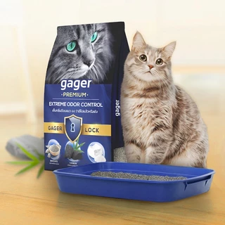 Gager (กาเจอร์) ทรายแมวเบนโทไนท์ Bentonite ทรายแมวเกรดพรีเมียม ทรายแมวกาเจอร์ (10กิโล2ถุง)