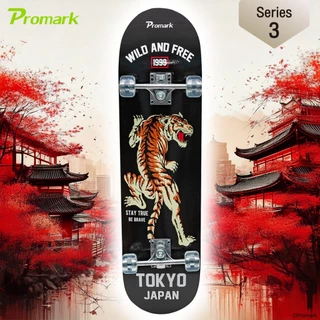 (ประกัน 1ปี) แถมฟรี! สนับชุด Promark สเก็ตบอร์ด ฟรี! สลักชื่อเลเซอร์ Skateboard Canada Maple Limited