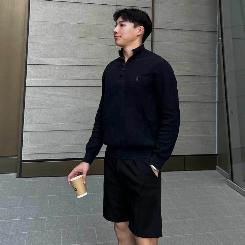 ‼️เปิดขายสินค้าใหม่🍻Basic Short Pants(สีดำ) กางเกงสแล็คขาสั้น เนื้อผ้าเกรดพรีเมี่ยม คุณภาพดี ทรงสวย
