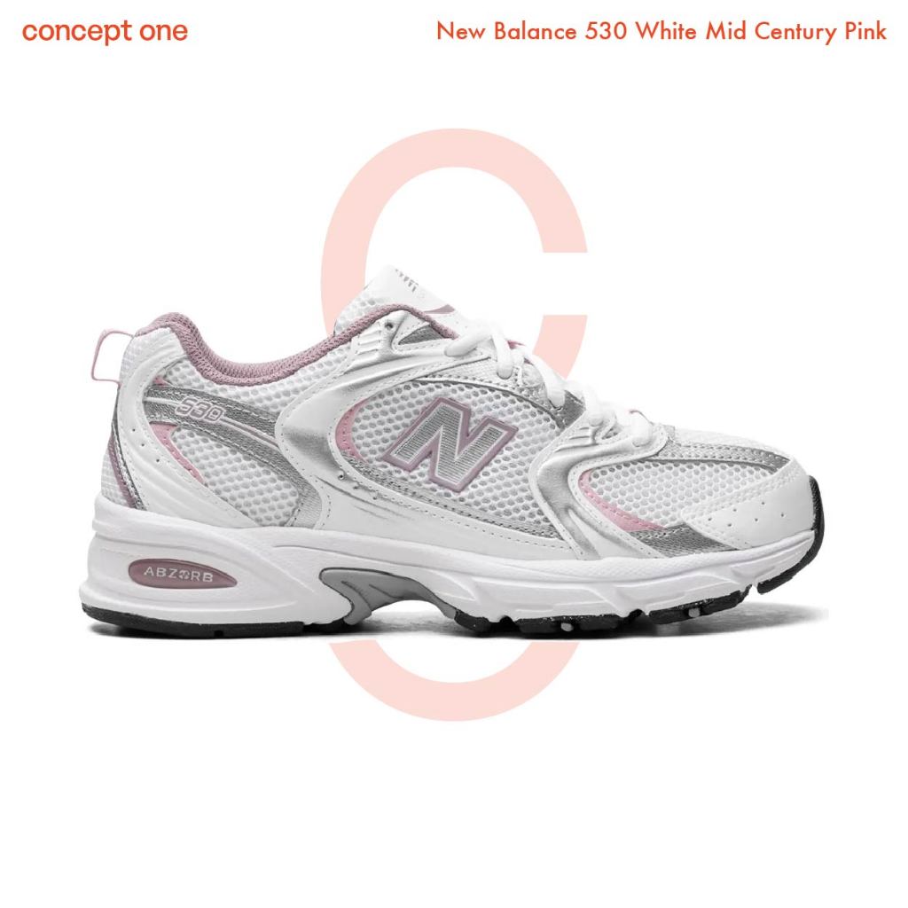 Concept One New Balance 530 White Mid Century Pink (GS)