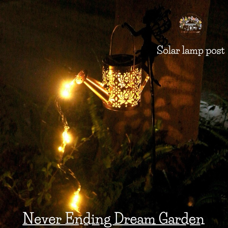 Solar lamp post เสาโคมไฟโซล่าเซลล์สำหรับติดตั้งในสวน