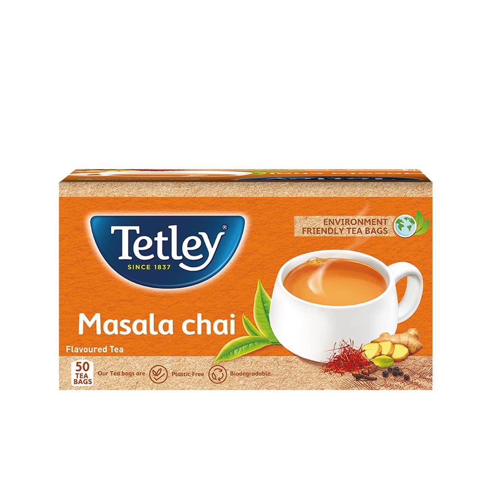 Tetley Masala Chai New Packing( 50 Tea Bags)