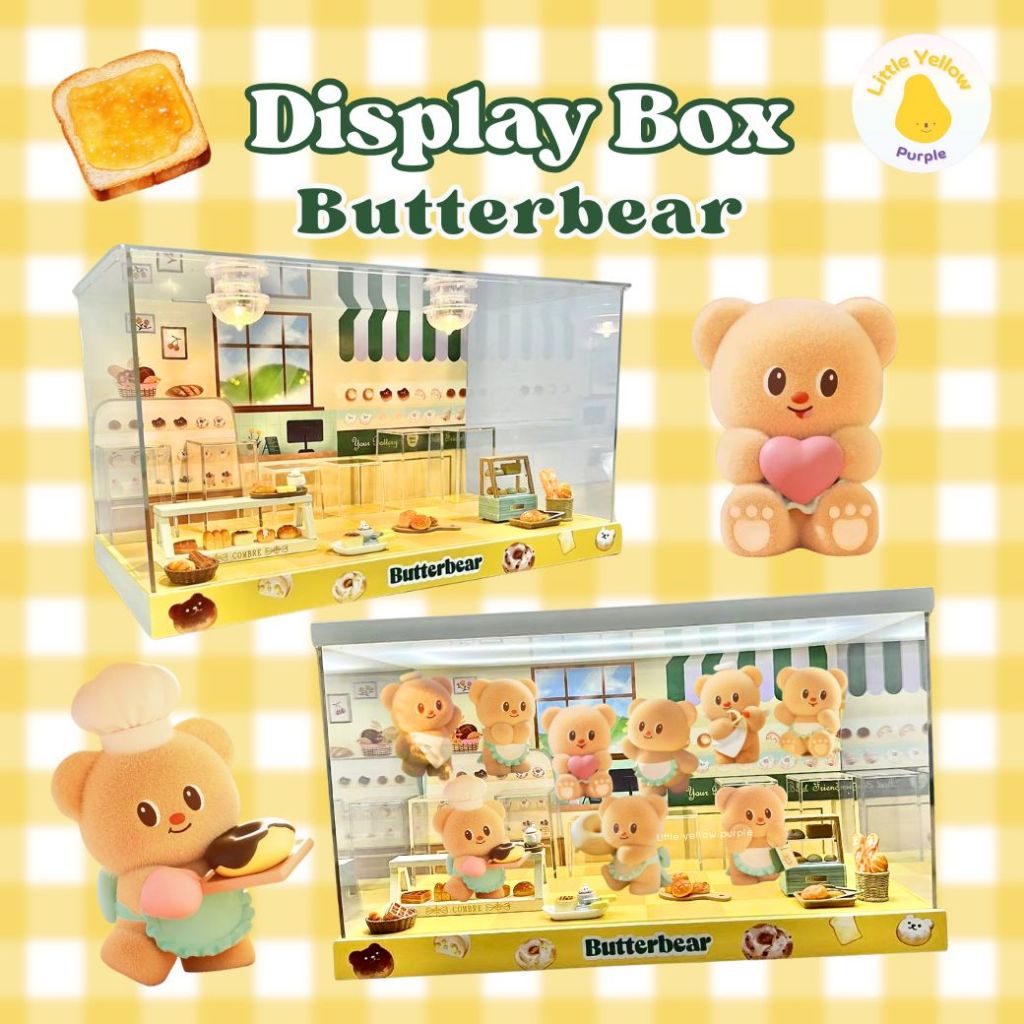 (พร้อมส่ง) ตู้โชว์โมเดล ButterBear น้องหมีเนย Operating Day Series   กล่องอะคิลิคใส่โมเดล พร้อมอุปกรณ์ประกอบฉาก ราคา ถูกที่สุด ดีลบีเคเค แกลเลอรีภาพที่ 2
