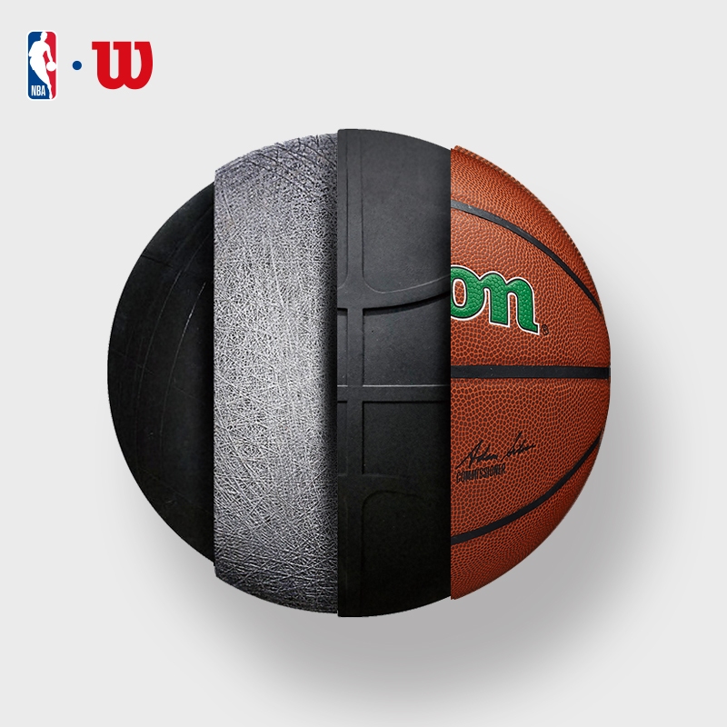 WILSON NBA Team Composite Boston Celtics ลูกบาสเกตบอล PU 100% Size 7 WZ4029302XB7 Official Store — صورة 3