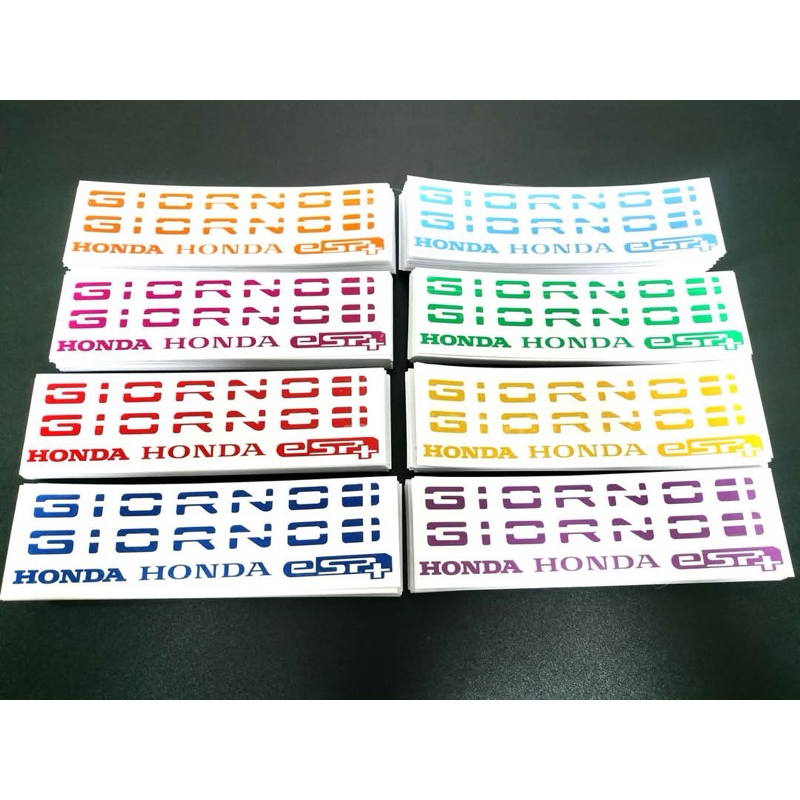 สติ๊กเกอร์ จีออโน่ Giorno สะท้อนแสง สินค้าพร้อมส่ง