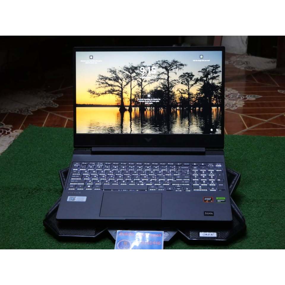 Notebook HP Victus Gaming 15 ทรงพลัง AMD Ryzen 5 8645HS #RTX2050