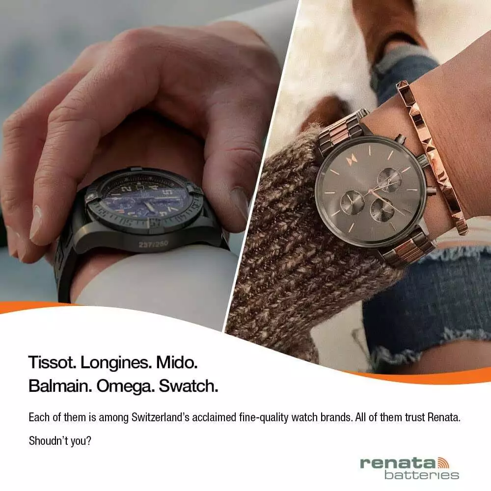ถ่านนาฬิกา RENATA 373 SR916SW 1.55V thumbnail 8