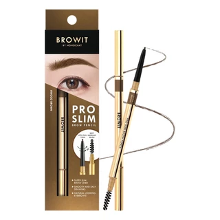 BROWIT BY NONGCHAT Pro Slim Brow Pencil ดินสอเขียนคิ้ว ดินสอเขียนคิ้วน้องฉัตร