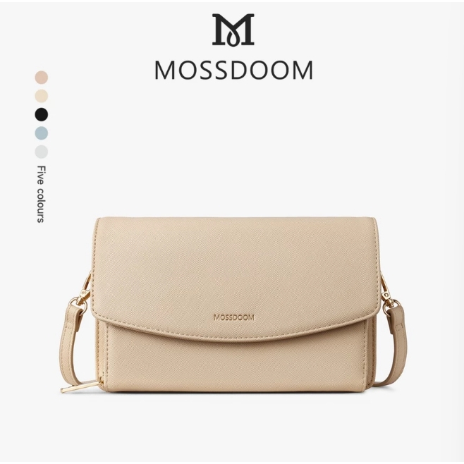 MOSSDOOM Eve Bag กระเป๋าลําลองสะพายไหล่ เรียบง่าย สายปรับระดับได้