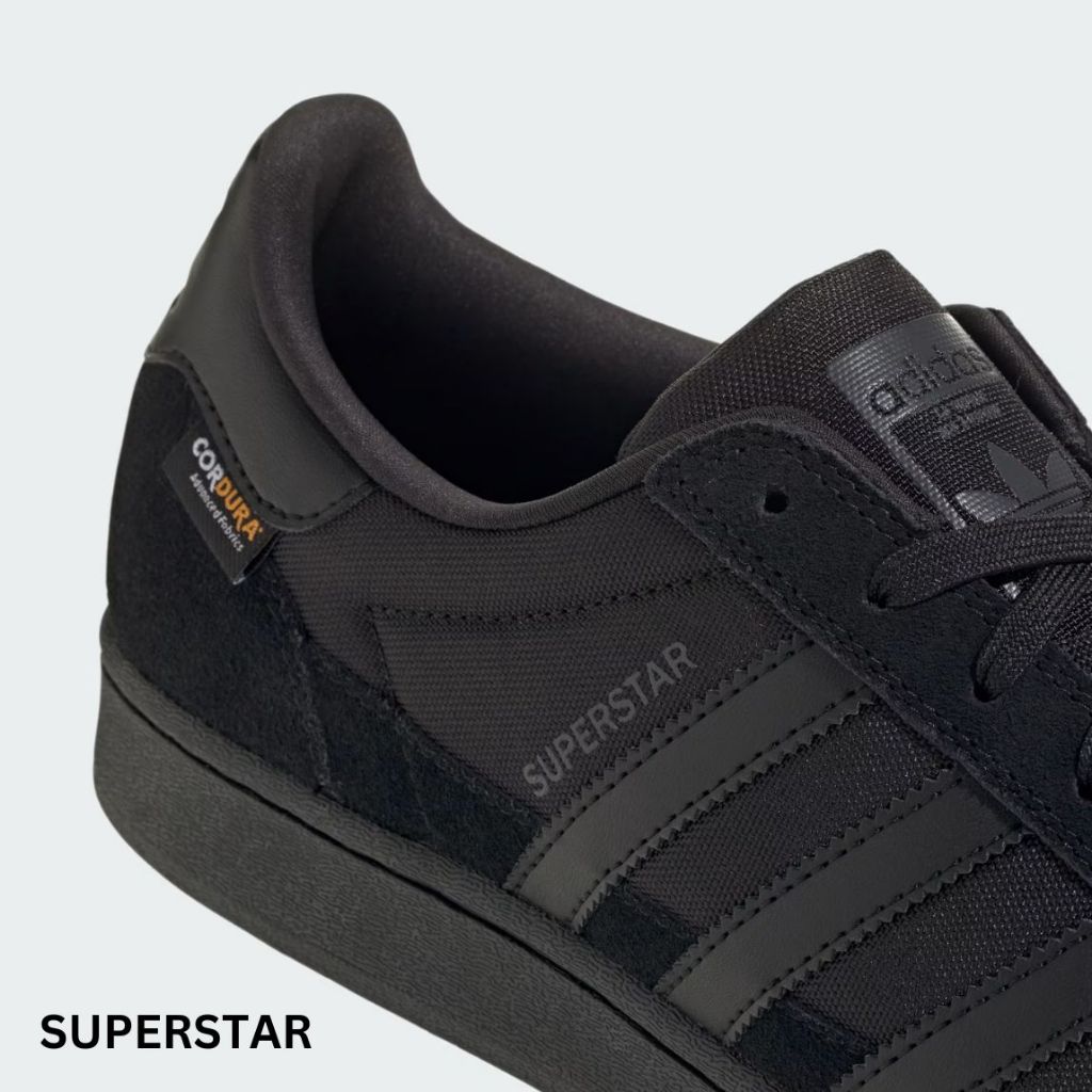 Adidas Superstar 'Black Carbon Cordura' ID1405 การันตี ของแท้ 100% รองเท้าแฟชั่น รองเท้าลำลอง