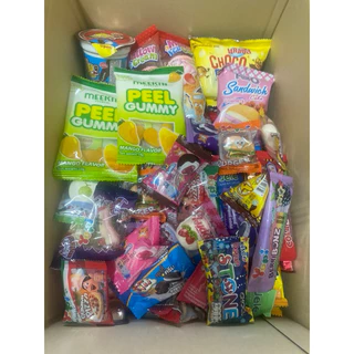 เซตขนมสุ่มขนม30ชิ้นสุดคุ้ม!!! ห่อล่ะ5บาท(5ห่อ)+ห่อล่ะ1-3บาท (25ห่อ) รวม30ชิ้นคละกันนะคะ