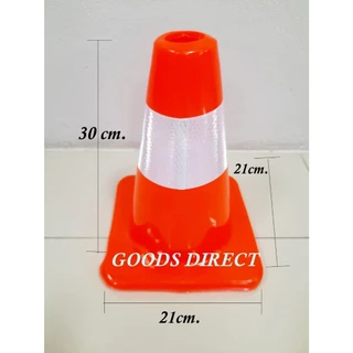 กรวยจราจร กรวยPVC สีส้ม ขนาดความสูง 50 ,70 ,90 CM. สินค้าพร้อมส่งในไทย