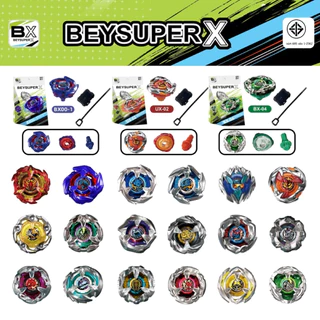 BEYSUPER X ชุดลูกข่างต่อสู้โลหะ หมุนเร็ว แข็งแรง ของเล่นเด็ก สำหรับผู้เริ่มต้น Top Set