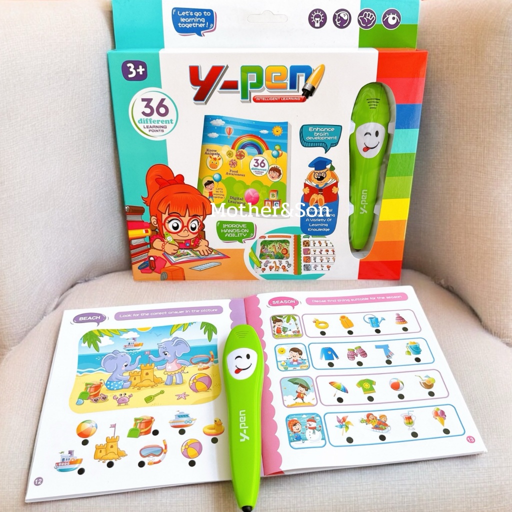 หนังสือเสริมทักษะปากกาพูดได้ Y Pen เสริมทักษะการสังเกต ⏰ – โปรปัง
