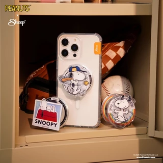[Griptok MS PEANUTS] PEANUTS x Sheep: Snoopy Collection ที่ติดหลังโทรศัพท์ แบบแม่เหล็ก กริ๊บต็อกสนูปปี้ Peanuts