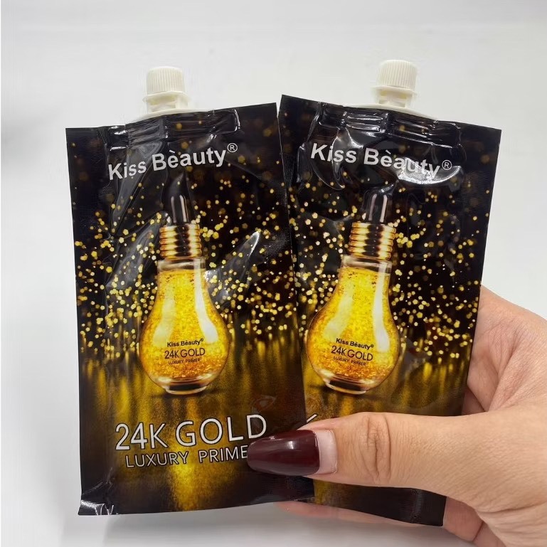 L08 KISS BEAUTY เซรั่ม 24K Gold LUXURY PRIMER พร้อมบํารุงผิวหน้าotopstore