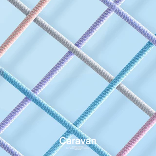 Caravan Crew สายชาร์จโทรศัพท์มือถือ for ไอโฟน to type-c PD Cable