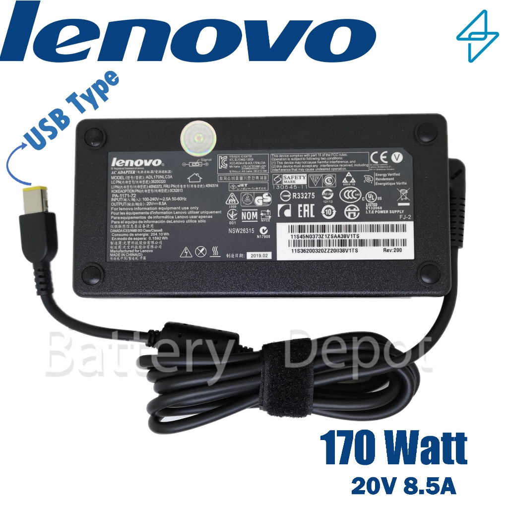 Lenovo Adapter ของแท้ Lenovo Legion Y530-15ICH / Legion Y540 Y540-15IRH / Legion Y7000 2019 PG0 170W