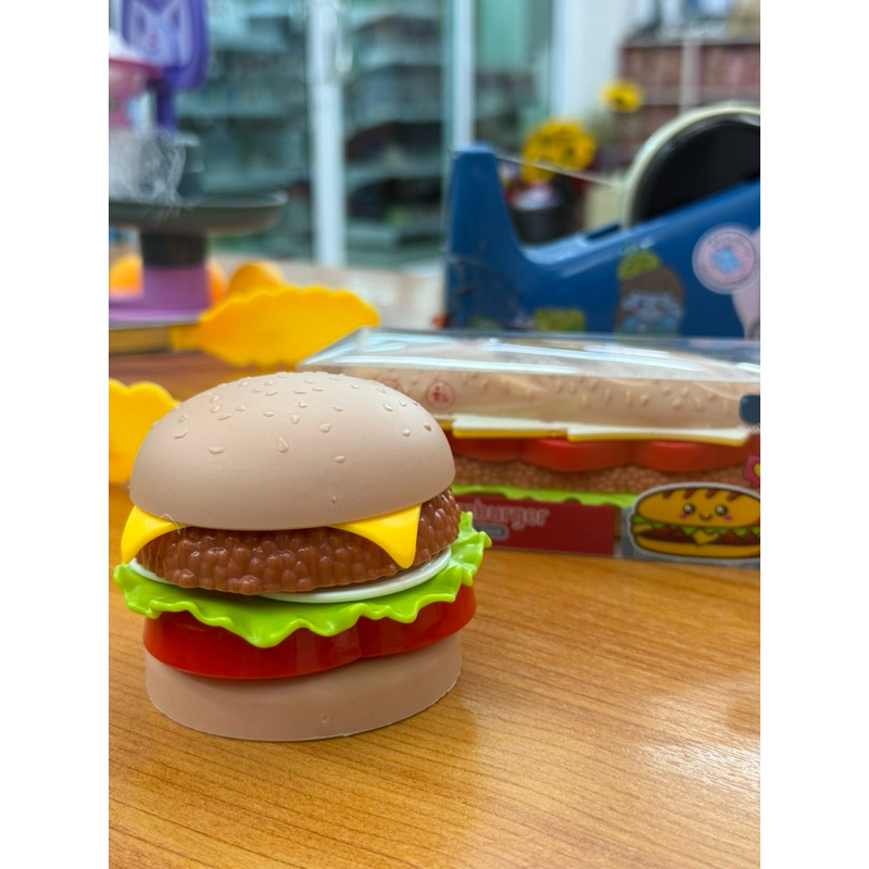 แฮมเบอร์เกอร์ 7 ชั้น ของเล่นเด็ก Hamburger