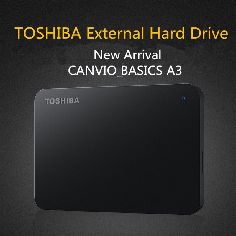 Toshiba External Hard Disk HDD 1TB / 2TB ความเร็วสูง USB 3.0 ฮาร์ดไดรฟ์ภายนอก เหมาะสำหรับโน๊ตบุ๊คและเดสก์ท็อป