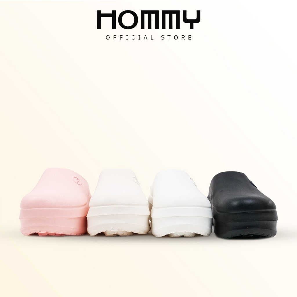 【ลด 1 ไซส์ก่อนสั่งซื้อ】HOMMY รองเท้าแตะ รองเท้าหัวโต รองเท้าผู้หญิง กันลื่น พื้นหนา 6 CM.  (SH-2)