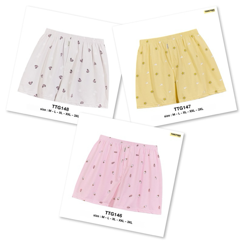 [Luula]Toogton บ๊อกเซอร์ชาย หญิง ผ้ายืดเกรดพรีเมี่ยม ผ้านุ่ม ใส่สบาย ใส่นอนใส่อยู่บ้าน