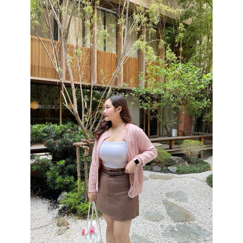 Luna Skirt กระโปรงกางเกงสาวอวบ เอวสูง เนื้อผ้าคุณภาพดี เก็บทรงสวย ราคา ถูกที่สุด ดีลบีเคเค แกลเลอรีภาพที่ 5