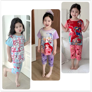 🌷ชุดเซ็ตเด็ก BB Kids เสื้อ+กางเกง 4 ส่วน ผ้าเกรดพรีเมี่ยม เด้ง นิ่ม เย็น ใส่สบาย ชุดเด็กผู้หญิง เสื้อผ้าเด็กผู้หญิง