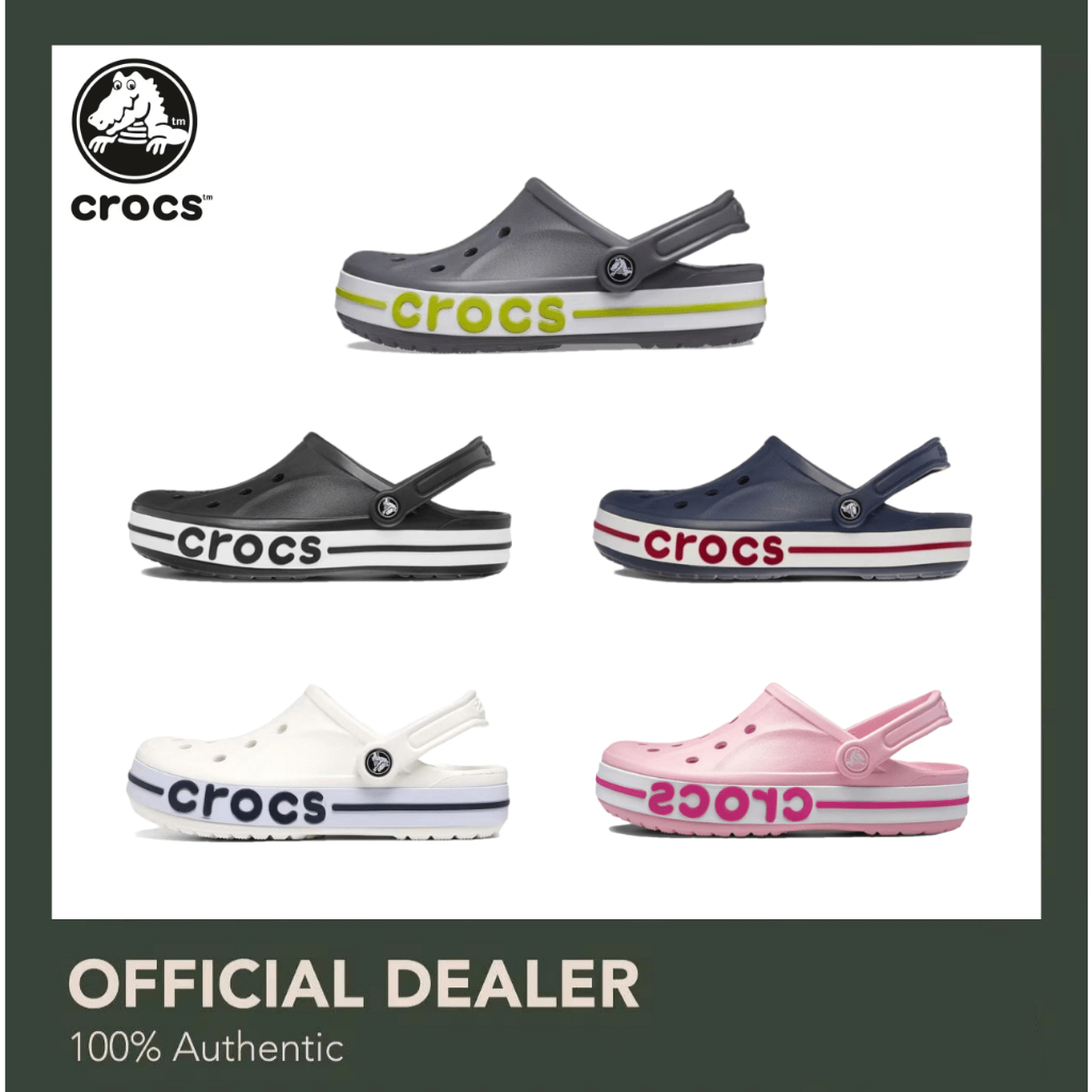 ของแท้ 100% CROCS Bayaband Clog รองเท้ายาง สีสันสดใส รองเท้าสุขภาพ ใส่ได้ทั้งหญิงและชาย