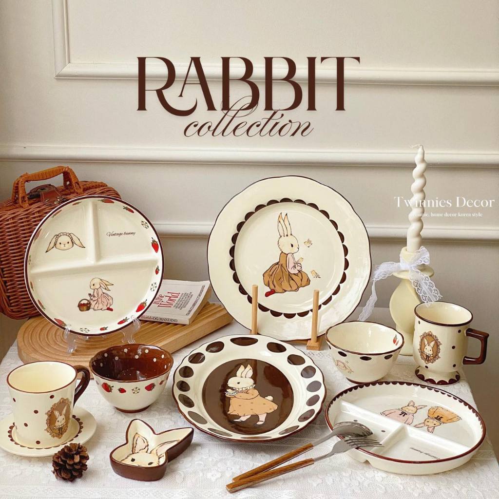 พร้อมส่ง 𝐒𝐞𝐭 𝐑𝐚𝐛𝐛𝐢𝐭 𝐁𝐫𝐨𝐰𝐧𝐧𝐢𝐞 ‧₊˚꒰ •~คิ้วท์เวออร์ มาเป็นแก๊งค์น้องกระต่ายน่ารักทุกไซส์ แล้วคือโทนสีน้ำตาลแบบสวยหรูมาก