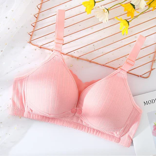 6599👙34-42👙เสื้อในให้นม สีพาสเทล ใส่ปั๊มนมได้ ✅พร้อมส่ง 34-42BC