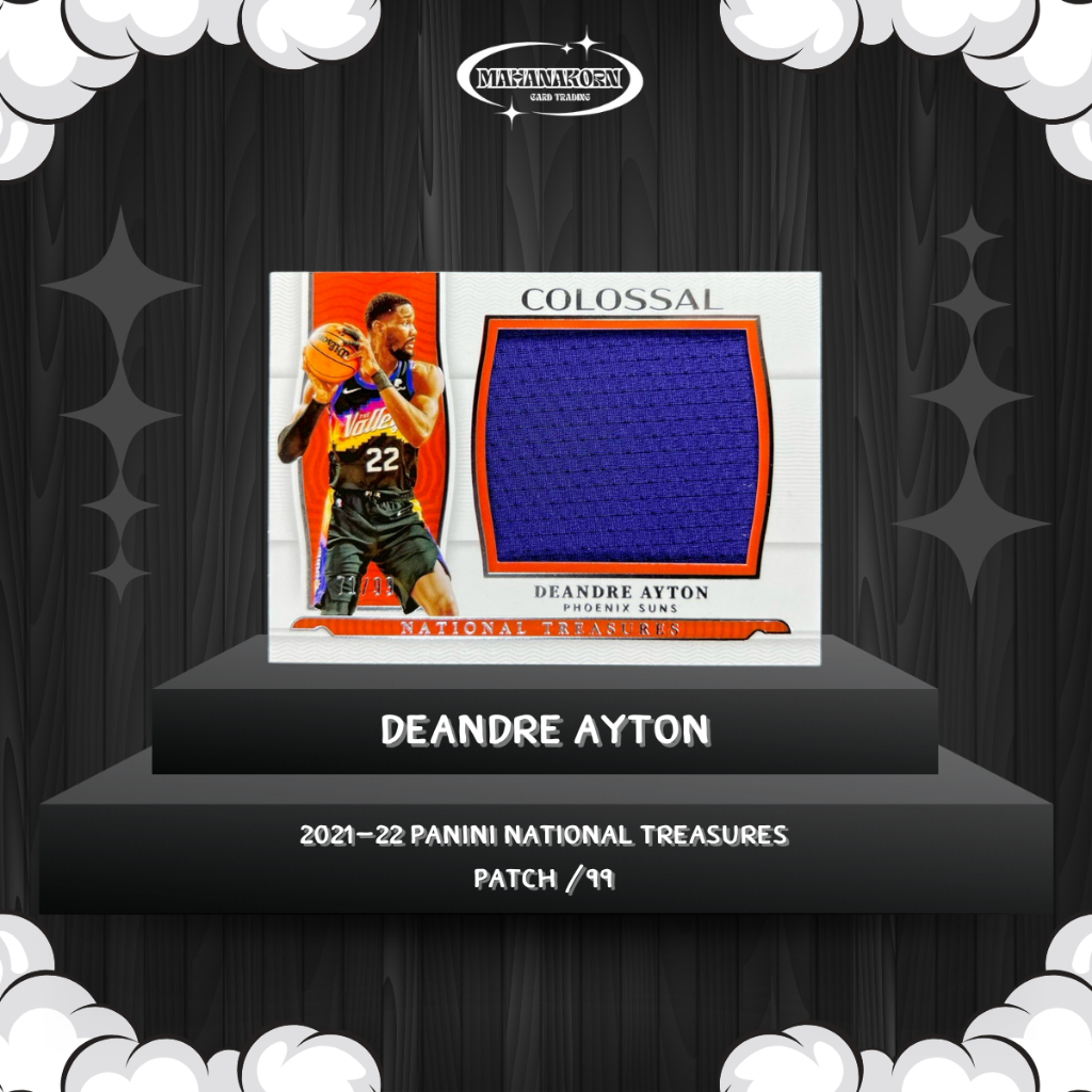 Deandre Ayton 2021-22 Panini National Treasures Patch /99