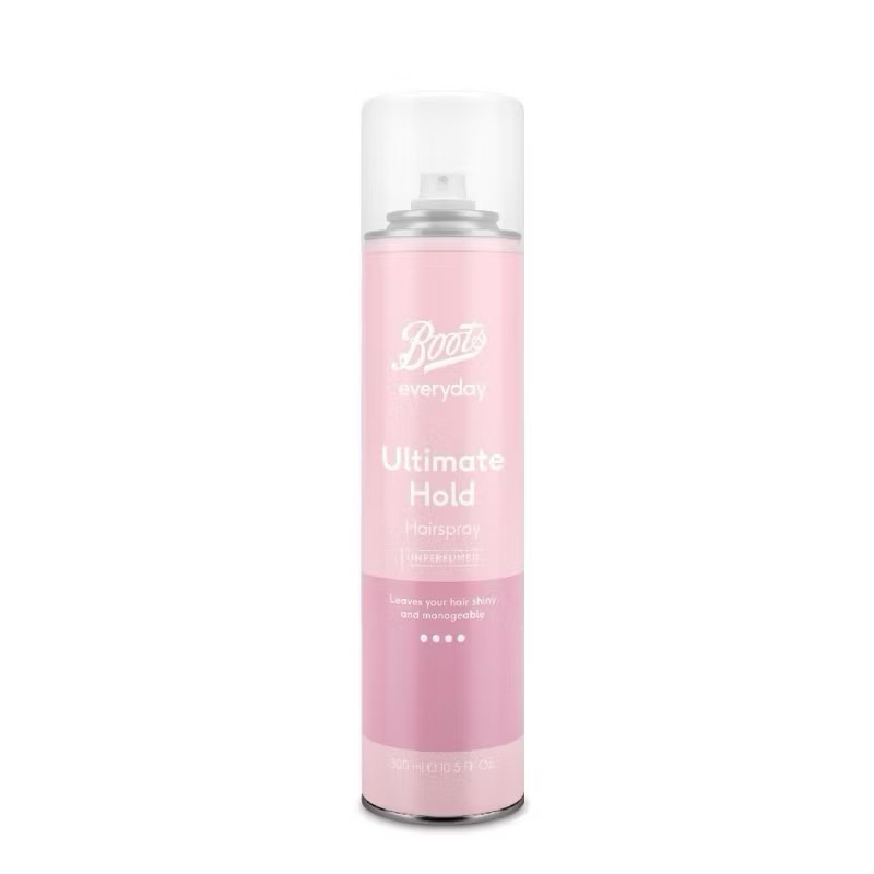 BOOTS STYLING บู๊ทส์ อัลทิเมท โฮลด์ แฮร์สเปรย์ โฮลด์ อิท 300มล.
