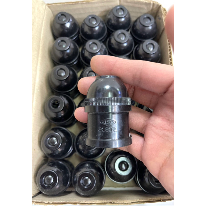 **มีขายส่ง**24ชิ้นราคายกกล่อง**ขั้วห้อยเกลียวสั้น SSR E27 ทองแดง 3A 250V ราคา ถูกที่สุด ดีลบีเคเค แกลเลอรีภาพที่ 3