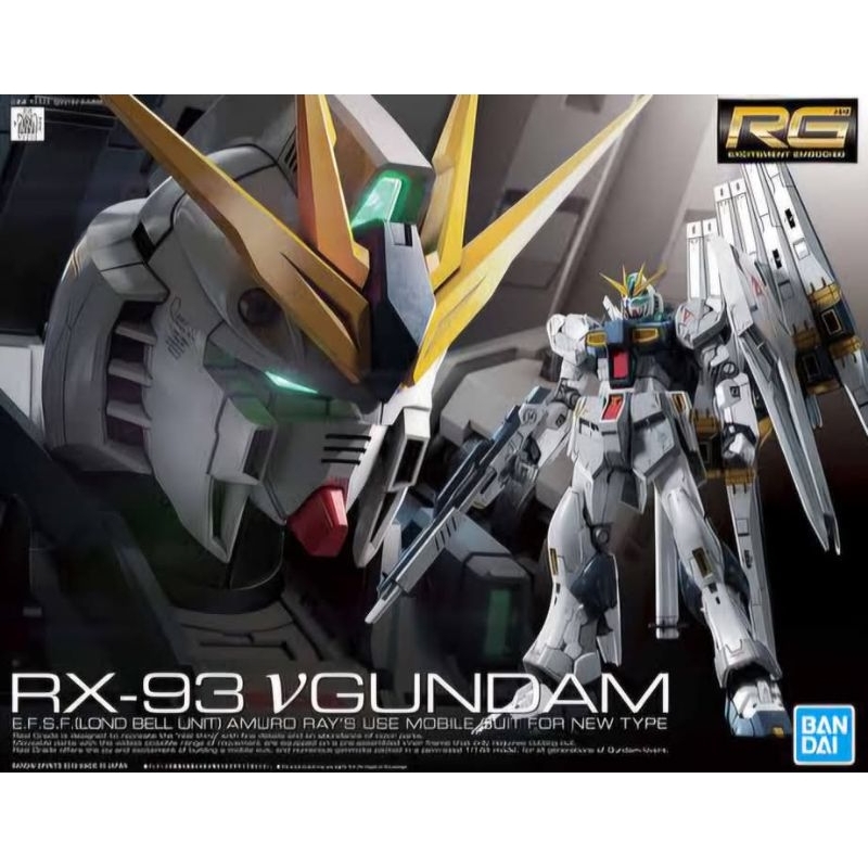 [สินค้าพร้อมส่ง 🇹🇭][RG 1/144] RX-93 NU GUNDAM