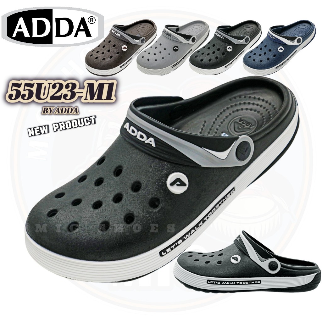 ADDA 55U23-M1 Size 7-11 ของแท้ (รองเท้าหัวโตที่ทนทานและสนับสนุนการเดินอย่างมีประสิทธิภาพ)