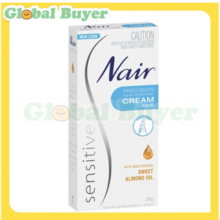 Nair Sensitive Precision Hair Removal Cream For Face 20g