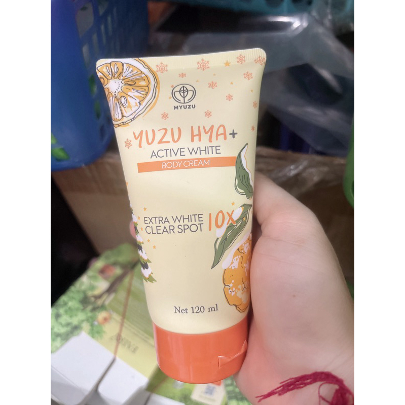 ครีมเจลมิวซุ ✅ ใช้ทาผิวกาย สูตรกลางคืน 🌙 หัวเชื้อญี่ปุ่น Yuzu Hya 120ml.