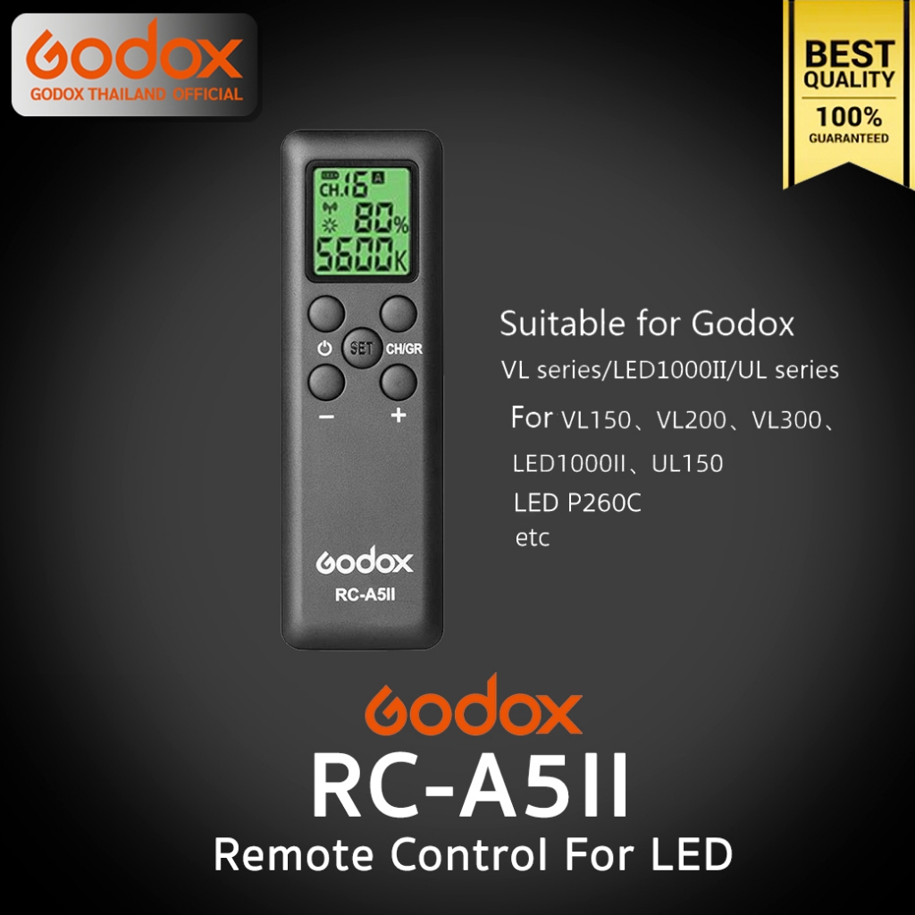 Godox Remote RC-A5II For LED P260C, VL-Series, UL-Series, LED1000II Series
